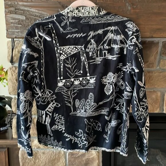 Chico’s African Theme Jacket - Picture 6 of 7